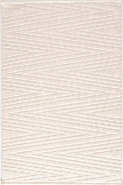 Seka Halı Elizya 3105 Krem Modern Kesme Yolluk Halı