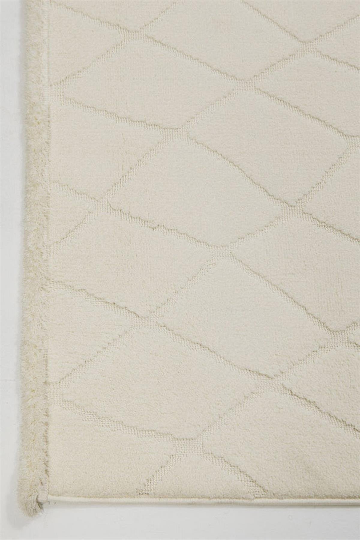Evdeco Elizya 3109 Krem Modern Kesme Yolluk Halı