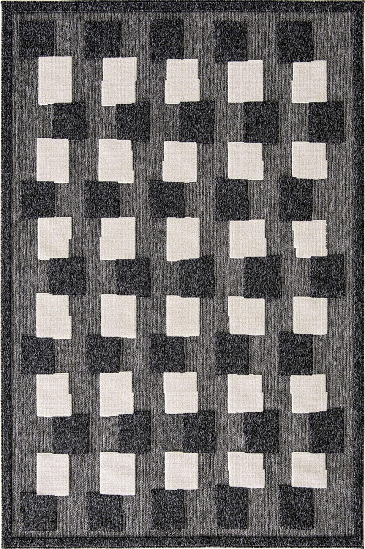 Evdeco Tina 7513 Antrasit Yumuşak Tuşeli Kesme Halı