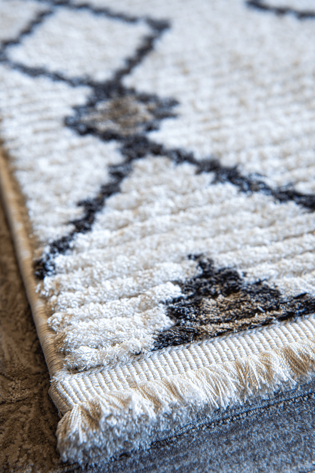 Evdeco Violet 3610 Gri Yumuşak Dokulu Modern Salon Halısı