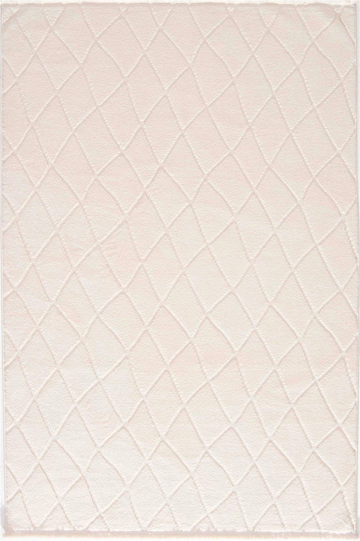 Evdeco Elizya 3109 Krem Modern Kesme Yolluk Halı