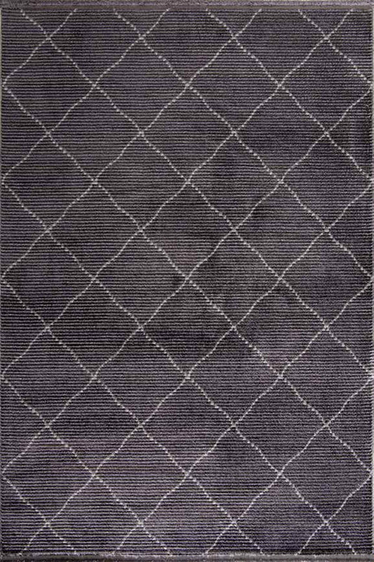 Evdeco Violet 3606 Antrasit Yumuşak Dokulu Modern Salon Halısı