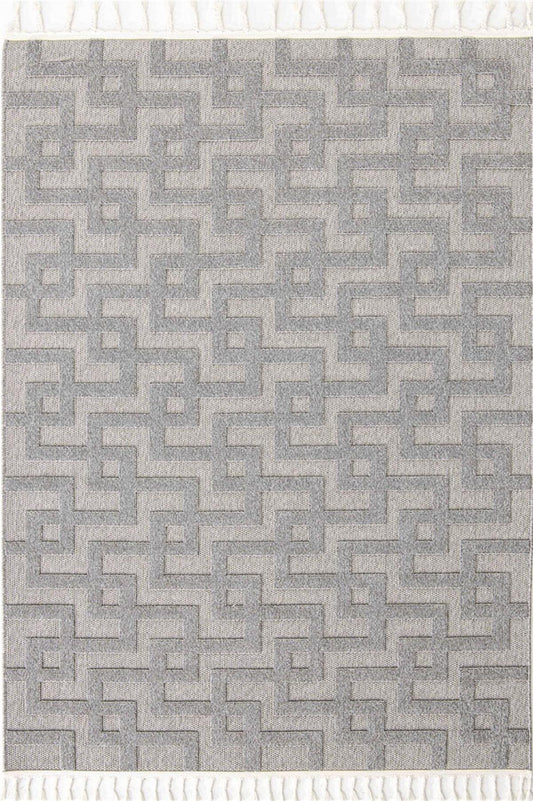 Seka Halı Tina 7509 Gri Yumuşak Tuşeli Kesme Halı