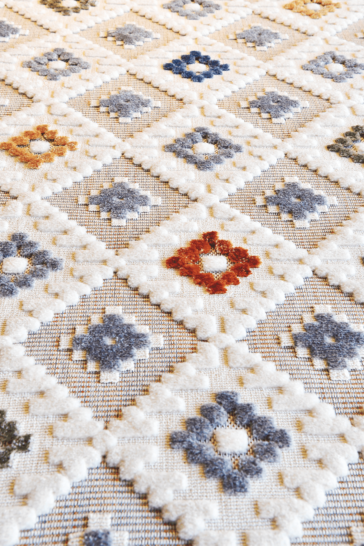 Evdeco Pera 7806 Multi Yumuşak Dokulu Modern Salon Halısı