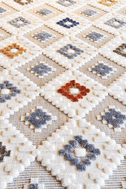 Evdeco Pera 7806 Multi Yumuşak Dokulu Modern Salon Halısı