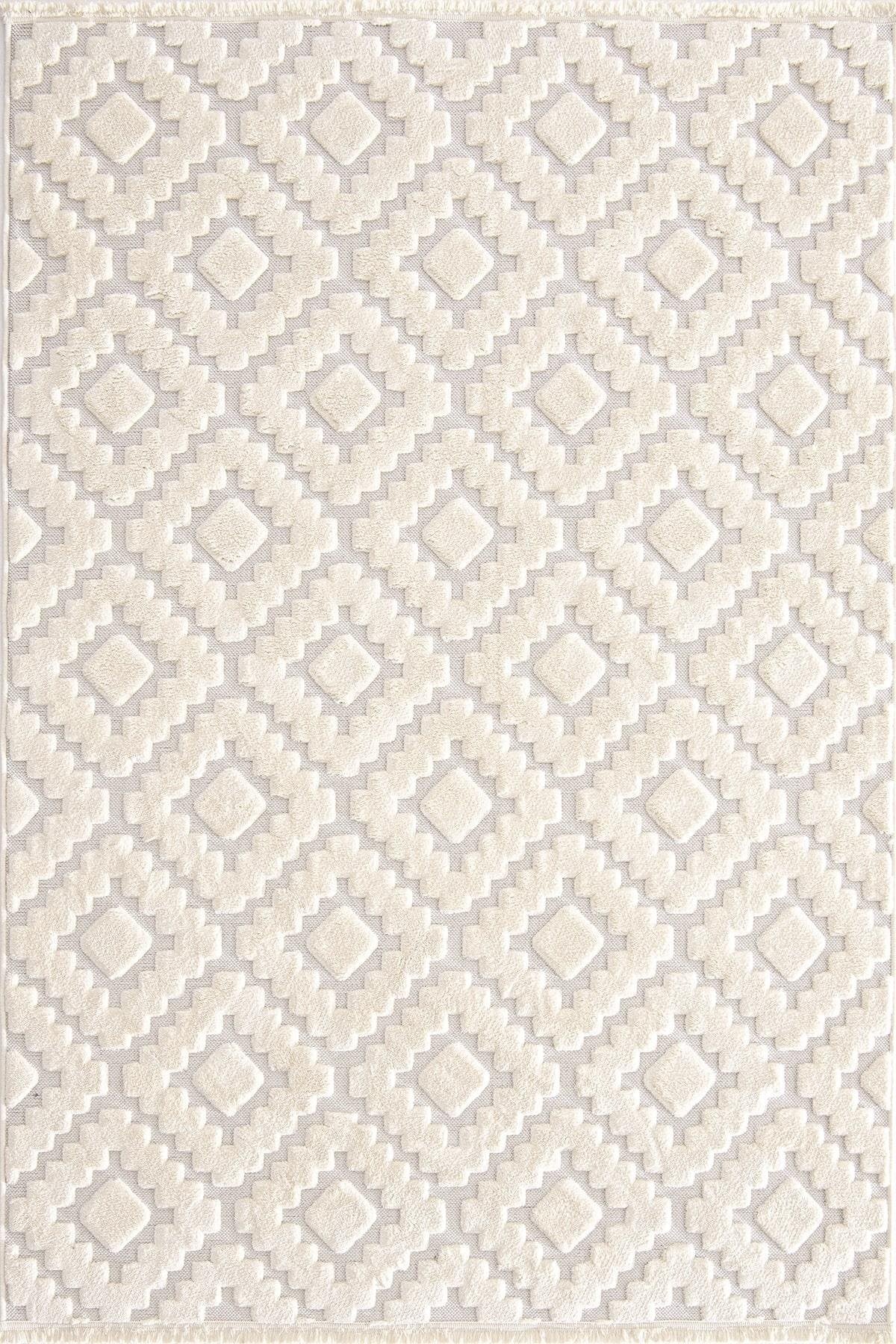 Seka Halı Ivory 8003 Beyaz Halı