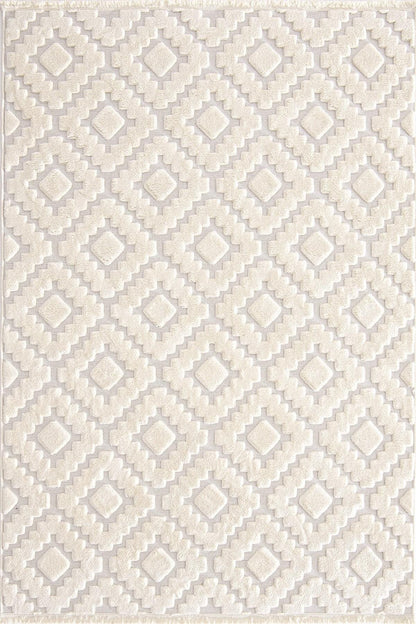 Seka Halı Ivory 8003 Beyaz Halı