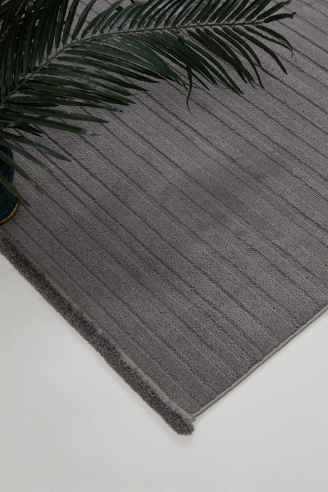 Evdeco Elizya 3104 Antrasit Modern Kesme Yolluk Halı