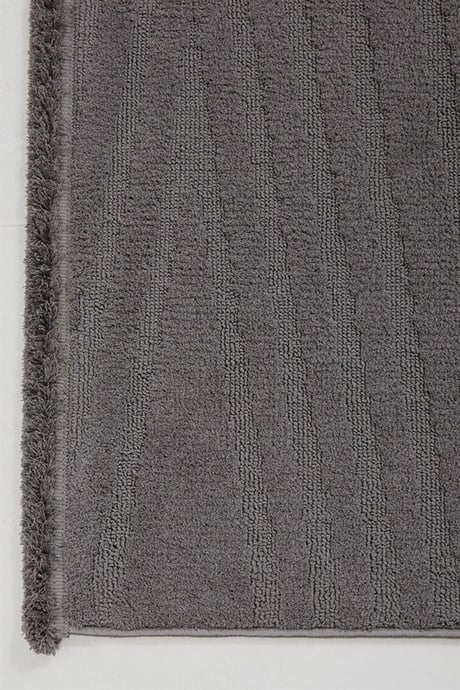 Evdeco Elizya 3108 Antrasit Modern Kesme Yolluk Halı