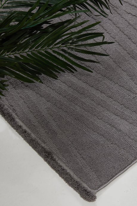 Evdeco Elizya 3108 Antrasit Modern Kesme Yolluk Halı