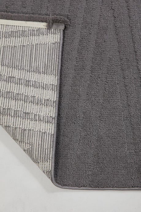 Evdeco Elizya 3108 Antrasit Modern Kesme Yolluk Halı