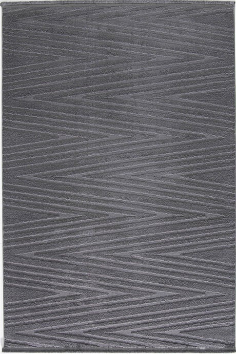 Evdeco Elizya 3108 Antrasit Modern Kesme Yolluk Halı