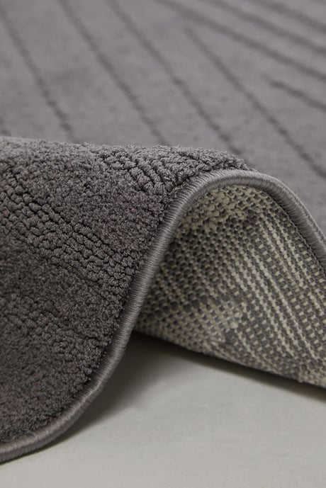 Evdeco Elizya 3108 Antrasit Modern Kesme Yolluk Halı