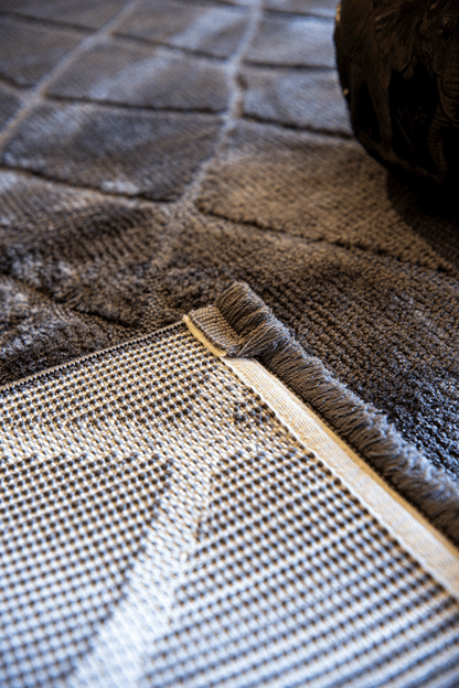 Seka Halı Elizya 3112 Antrasit Modern Kesme Yolluk Halı