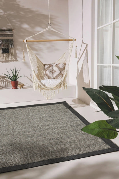 Seka Halı Jutte 06 Gri Doğal Jüt Mutfak Koridor Halısı