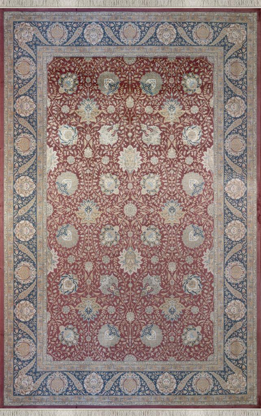 Seka Halı İsfahan Kiremit Lacivert - Makine Halısı