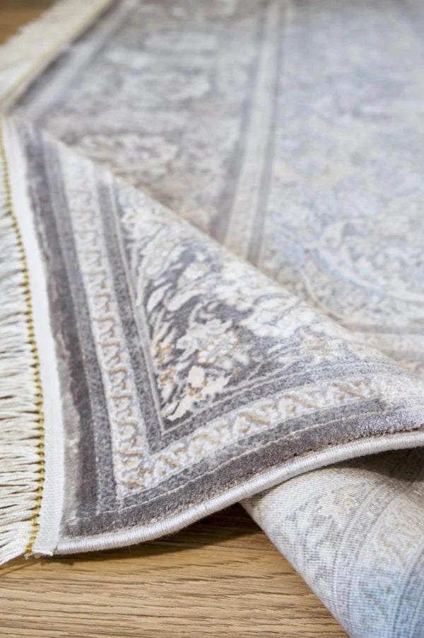 Seka Halı İsfahanGri Krem - Makine Halısı