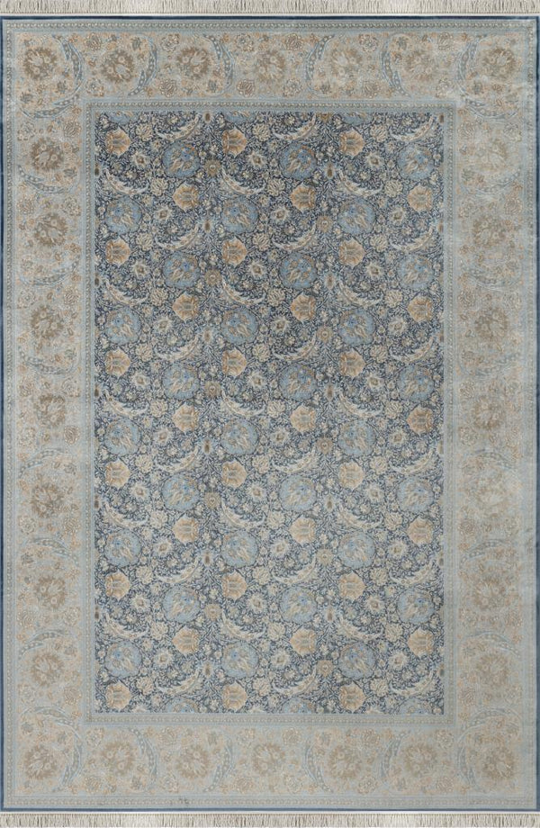Seka Halı İsfahan Mavi Krem - Makine Halısı