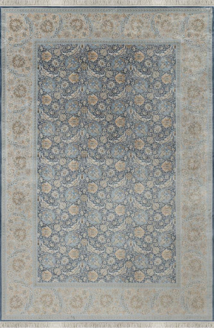 Seka Halı İsfahan Mavi Krem - Makine Halısı