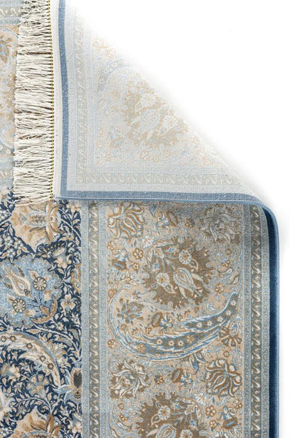 Seka Halı İsfahan Mavi Krem - Makine Halısı