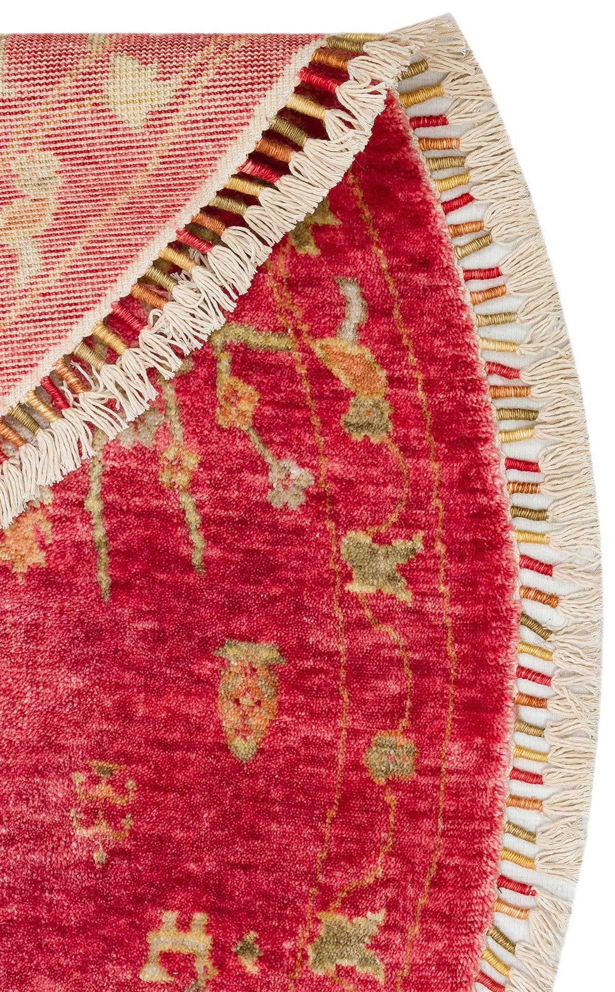 SEKA 08 RED AUTUMN Q Otantik Desenli Özel Hav Vermeyen ve Kolay Temizlenebilir Tensel Kullanılarak El